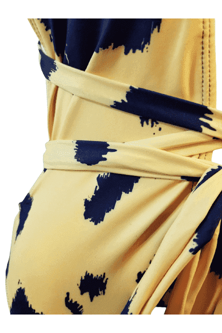 Unbranded yellow and blue swimsuit SEE DETAILS - Solé Resale Boutique thrift