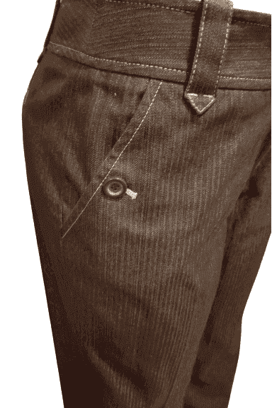 Ann Taylor Loft women's brown, wide leg, pinstripe slacks, pants size 4 - Solé Resale Boutique thrift