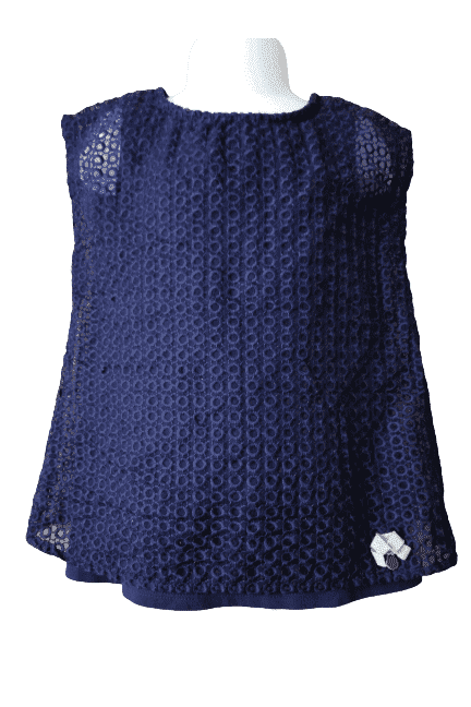 Camilla toddler girls, blue top sz 4T - Solé Resale Boutique thrift