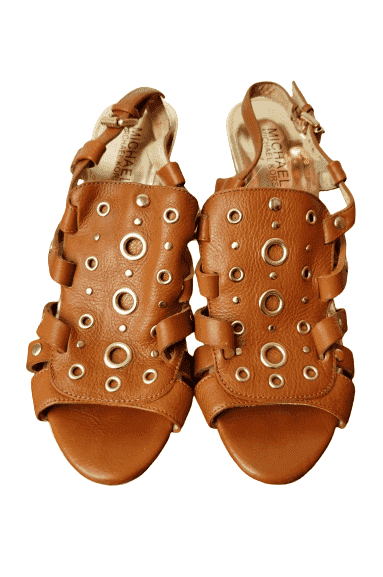 Michael Kors women's brown sandal heels size 7M - Solé Resale Boutique thrift