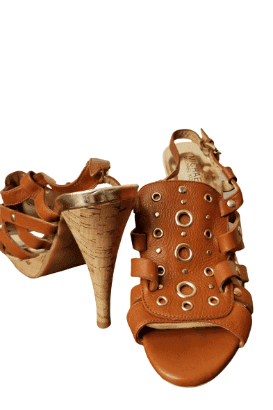 Michael Kors women's brown sandal heels size 7M - Solé Resale Boutique thrift