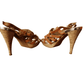  Michael Kors brown sandal heels sz 7M