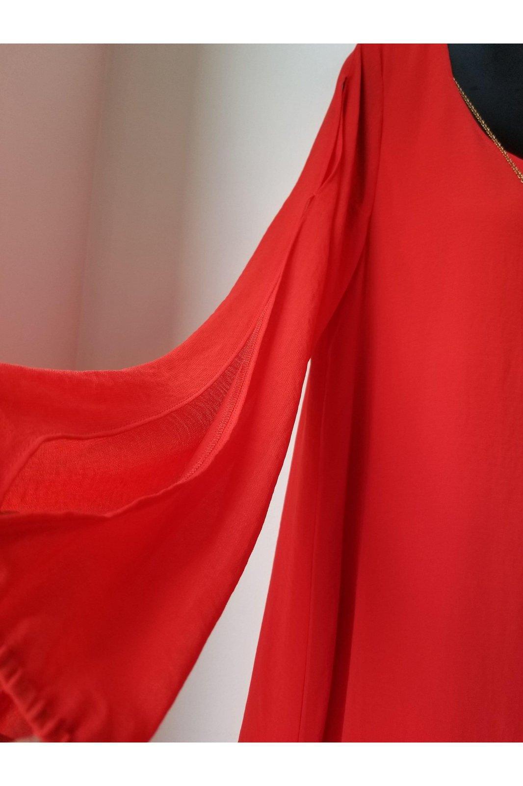 Tacera women's red dress with attached necklace size S - Solé Resale Boutique thrift