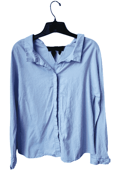 Zara girls long sleeve, blue blouse sz 13/14 - Solé Resale Boutique thrift