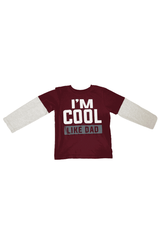 Garanimals burgundy boys, t shirt sz 4T - Solé Resale Boutique thrift