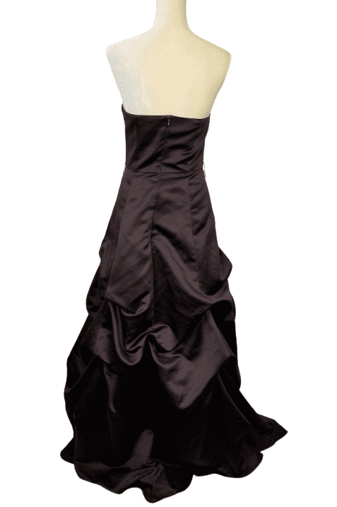 David's Bridal brown gown sz 6