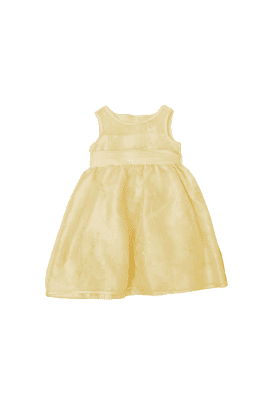 Sweet Heart Rose yellow dress sz 4T - Solé Resale Boutique thrift