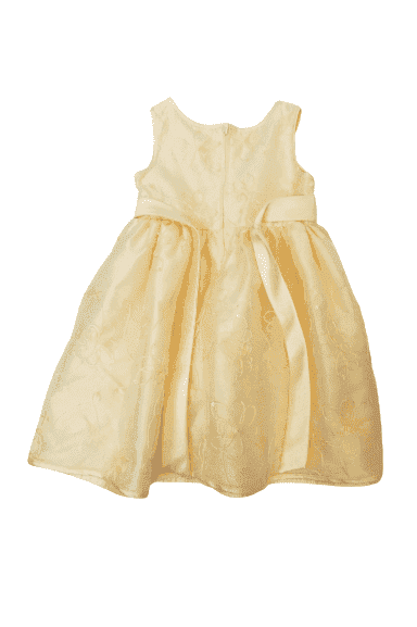 Sweet Heart Rose yellow dress sz 4T - Solé Resale Boutique thrift
