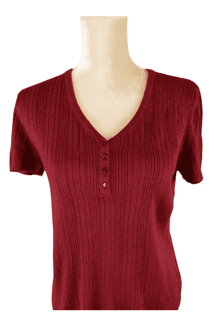 Requirements women's raspberry blouse size L - Solé Resale Boutique thrift