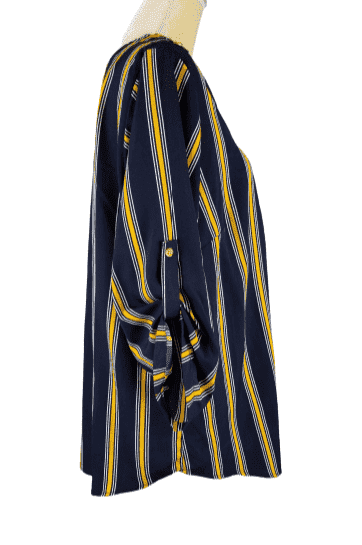 M P H COLLECTION women's blue blouse size 1X - Solé Resale Boutique thrift