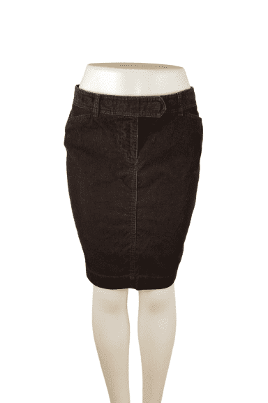 Ann Taylor Loft women's brown corduroy skirt size 2 - Solé Resale Boutique thrift