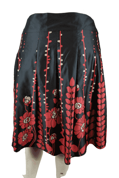 Mossimo women's black multi color skirt size 16 - Solé Resale Boutique