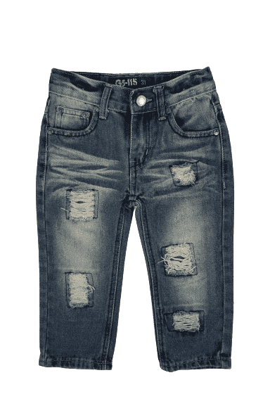 Girls stonewashed blue sz 3T - Solé Resale Boutique thrift