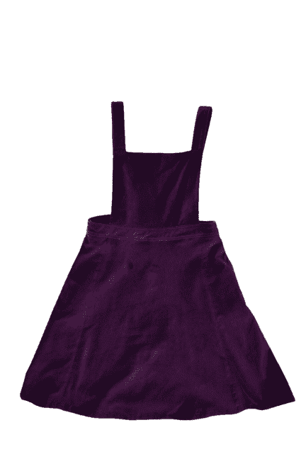 Madcloth girls velour purple jumper size L - Solé Resale Boutique thrift