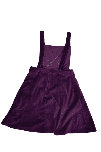 Madcloth girls velour purple jumper size L - Solé Resale Boutique thrift