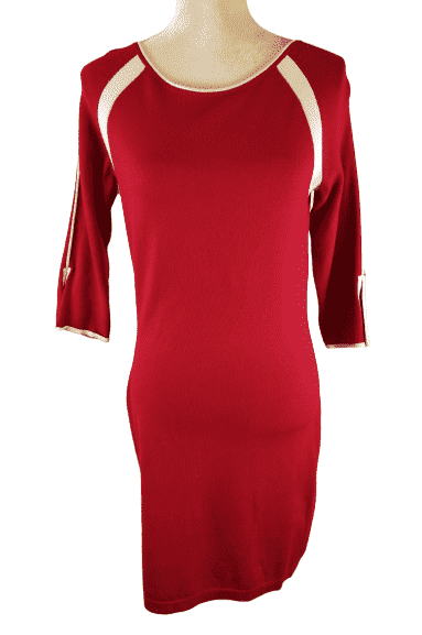 moda international red dress Womens Open Back Lace XS Step into the 90s with
