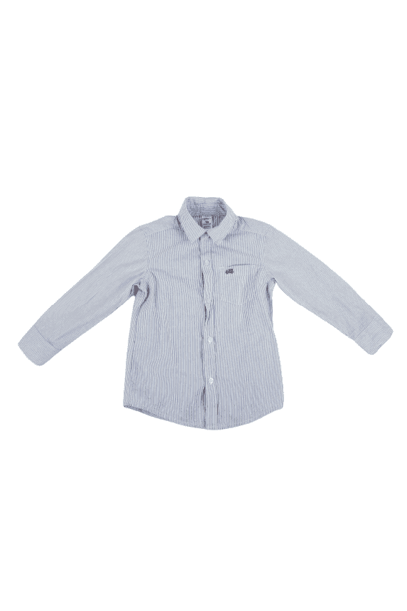 Carter's boys, blue and white shirt size 3T - Solé Resale Boutique thrift