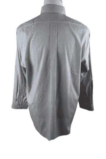 RBM Collection men's blue and white shirt size 17 - Solé Resale Boutique thrift