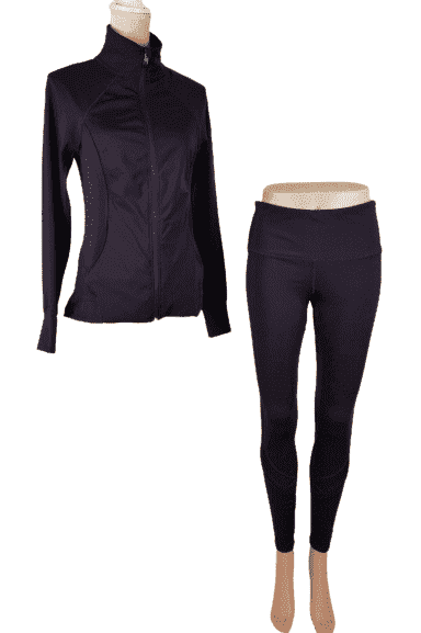 Tangerine women's activewear plum set size S - Solé Resale Boutique thrift