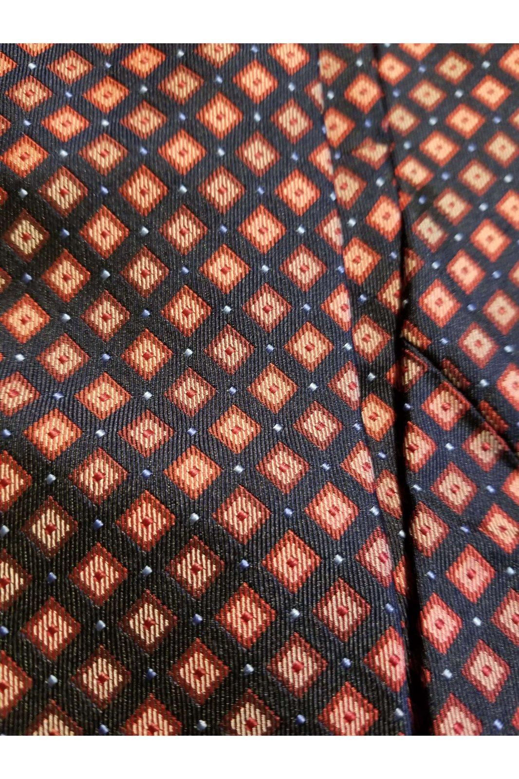 Bruno Piattelli Roma men's blue extra long necktie