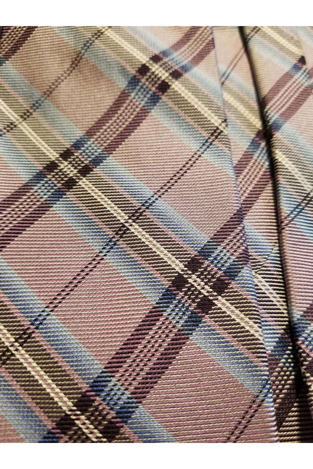 Bruno Piattelli Roma men's purple necktie - Solé Resale Boutique thrift