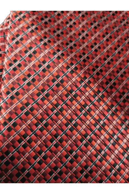 Angelino men's red and black tie - Solé Resale Boutique thrift