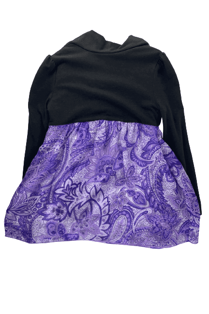 Beautees girls purple and black dress size 5 - Solé Resale Boutique thrift