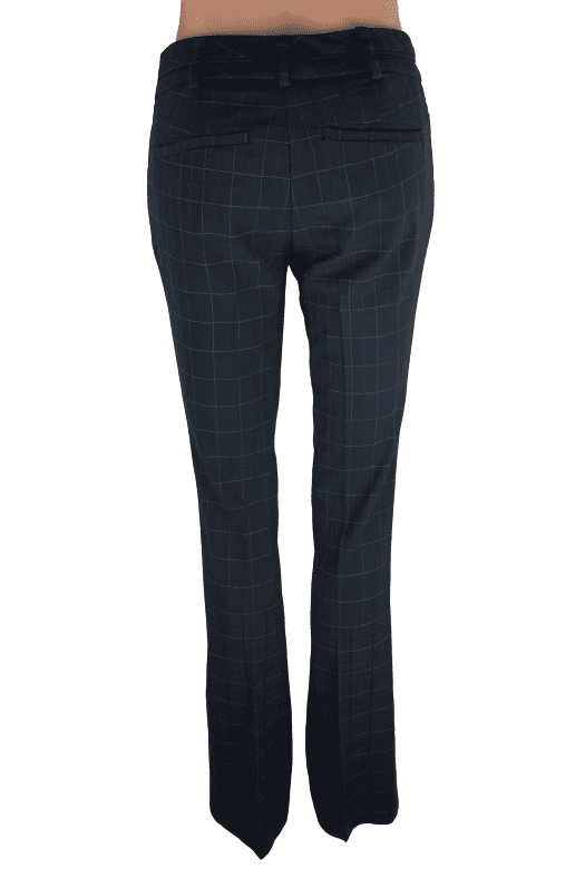 7th Avenue Design Studio women's black checker pants size 0 average - Solé Resale Boutique thrift