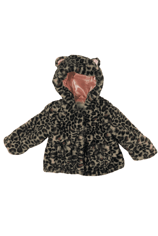 Cat & Jack girls cheetah print jacket size 18M - Solé Resale Boutique thrift