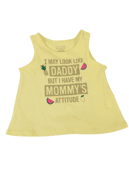 The Children's Place girls yellow top size 12-18mos - Solé Resale Boutique thrift