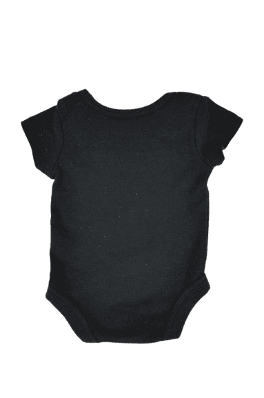 used fashionable black onesies sz NB