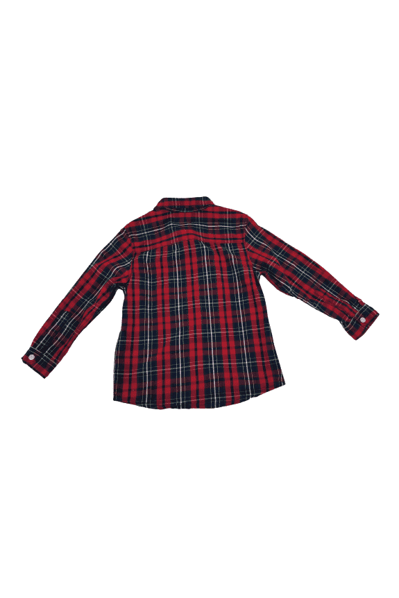 H&M boys, red checker shirt sz 3-4Y - Solé Resale Boutique thrift