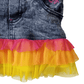 Preowned denim rainbow skirt by Enyce sz 3T