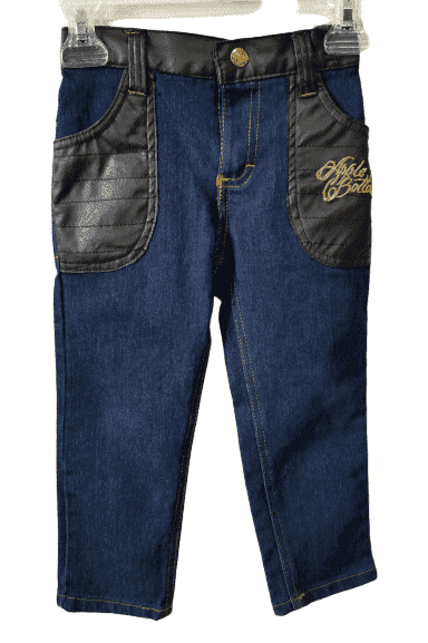 Toddler girls Apple Bottoms girl blue jeans size 3T - Solé Resale Boutique thrift