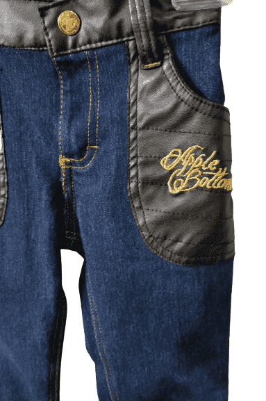 Toddler girls Apple Bottoms girl blue jeans size 3T - Solé Resale Boutique thrift