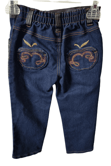Toddler girls Apple Bottoms girl blue jeans size 3T - Solé Resale Boutique thrift