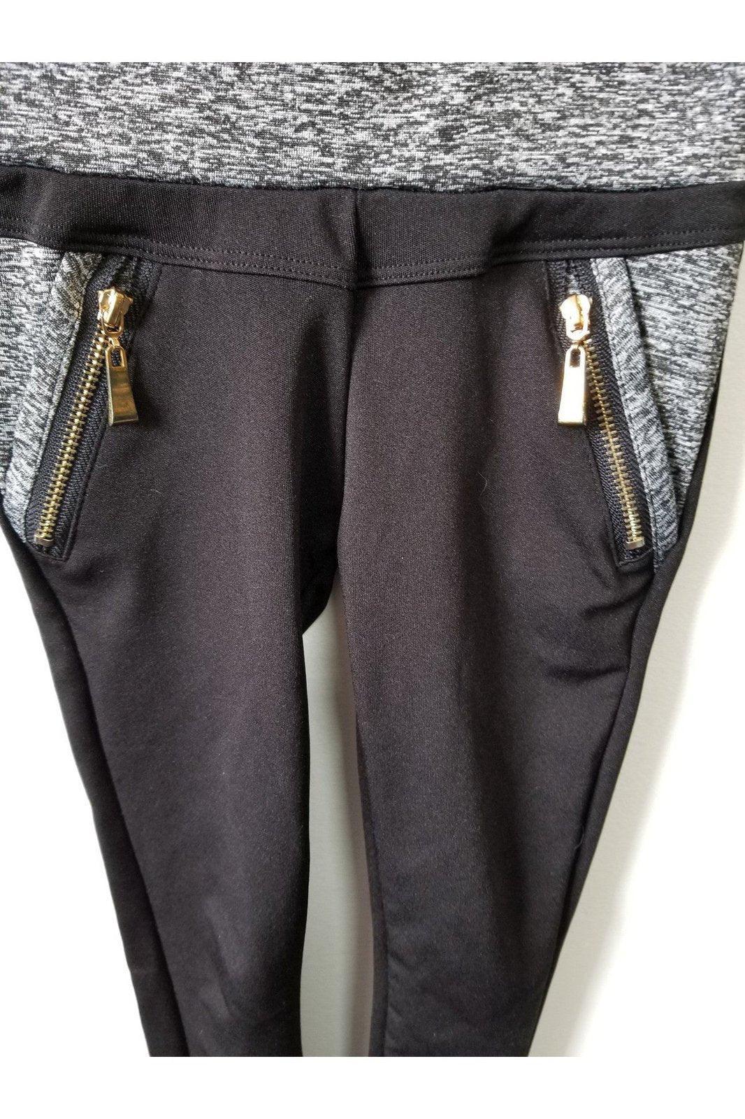 Girls black leggings size 2T - Solé Resale Boutique thrift