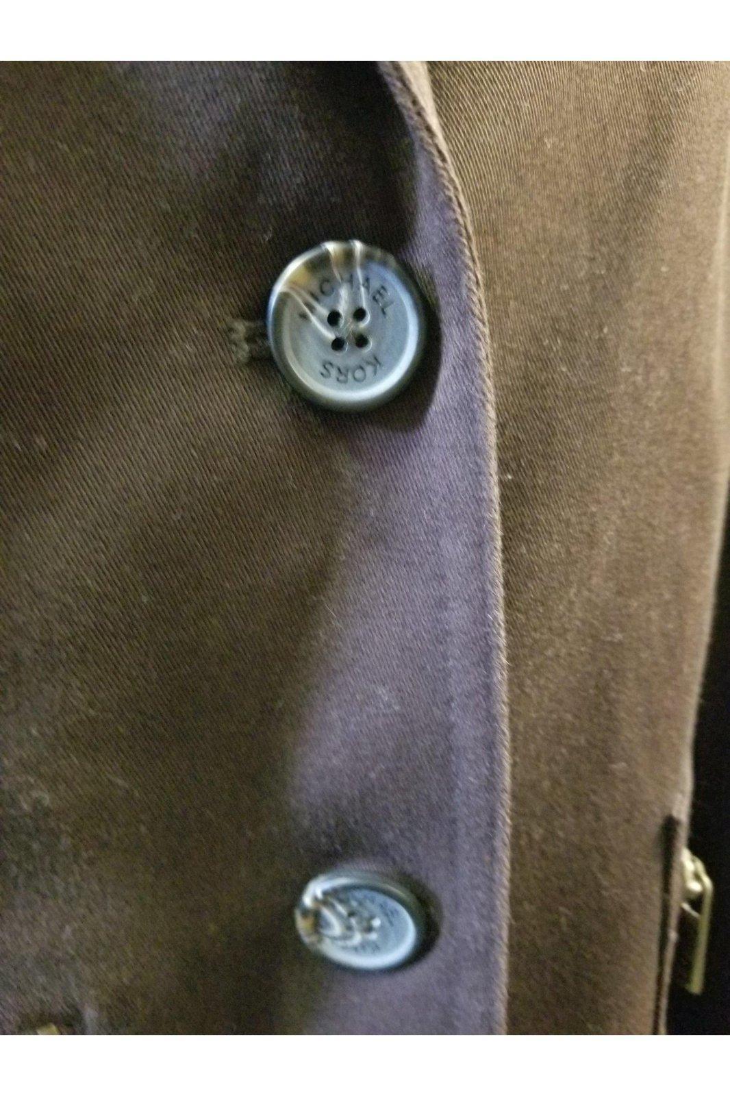 Michael Kors women's brown, blazer jacket size 10 - Solé Resale Boutique thrift
