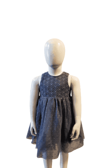 Girls pewter H&M dress sz 1.5-2Y - Solé Resale Boutique thrift