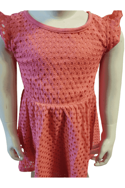 Preowned girls pink Toughskins dress sz 3T