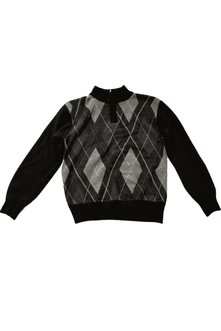 Unbranded boys black argyle sweater sz 5/6 - Solé Resale Boutique thrift