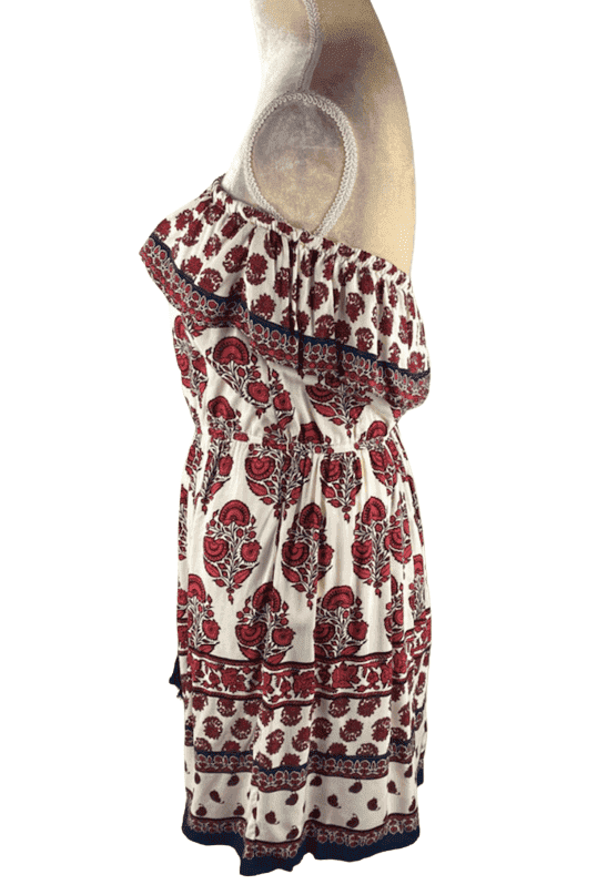 Mossimo women's brown and blue dress size L - Solé Resale Boutique thrift