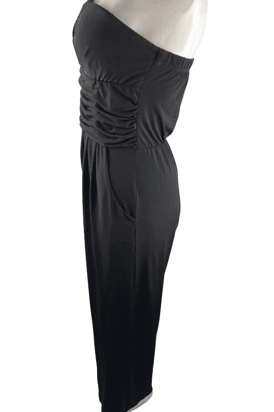Stitch Btween women's black jumpsuit size M - Solé Resale Boutique thrift
