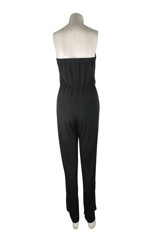 Stitch Btween women's black jumpsuit size M - Solé Resale Boutique thrift