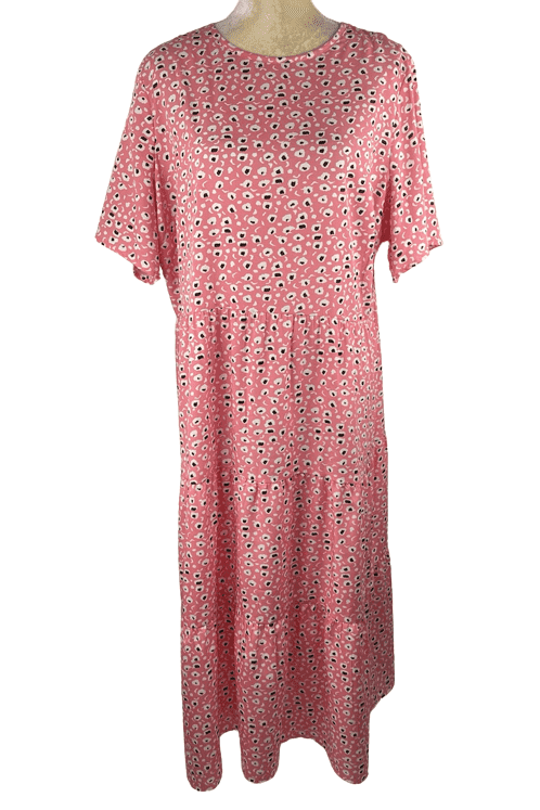 Influence women's pink, black and white dress size 18 - Solé Resale Boutique thrift