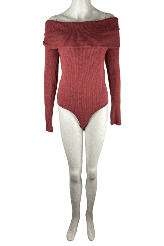 Fashion Nova women's It's Time rust bodysuit size 2X - Solé Resale Boutique thrift