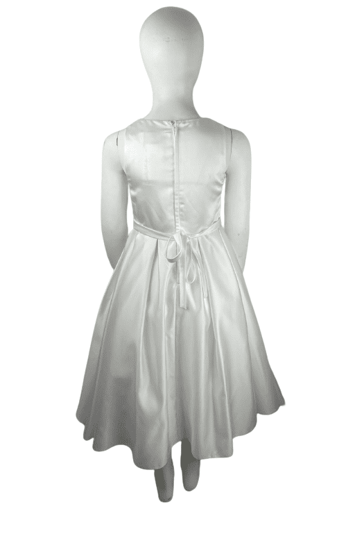 David's Bridal girls white dress size 10