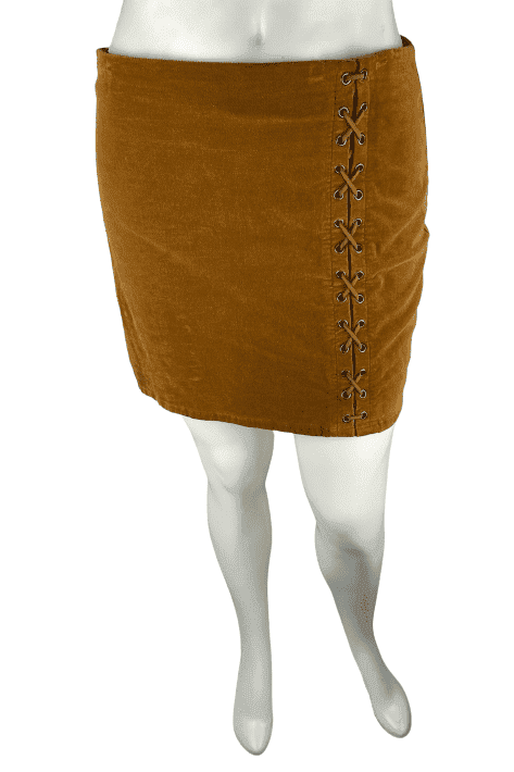 Forever 21+ women's mini brown skirt size 2X - Solé Resale Boutique thrift