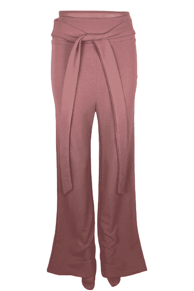 Akira women's pink and lavender flare leg pants size M - Solé Resale Boutique thrift