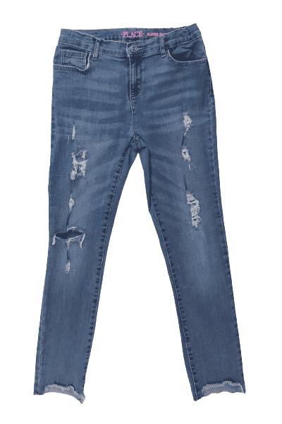 Place girls blue jeans sz 14 - Solé Resale Boutique thrift